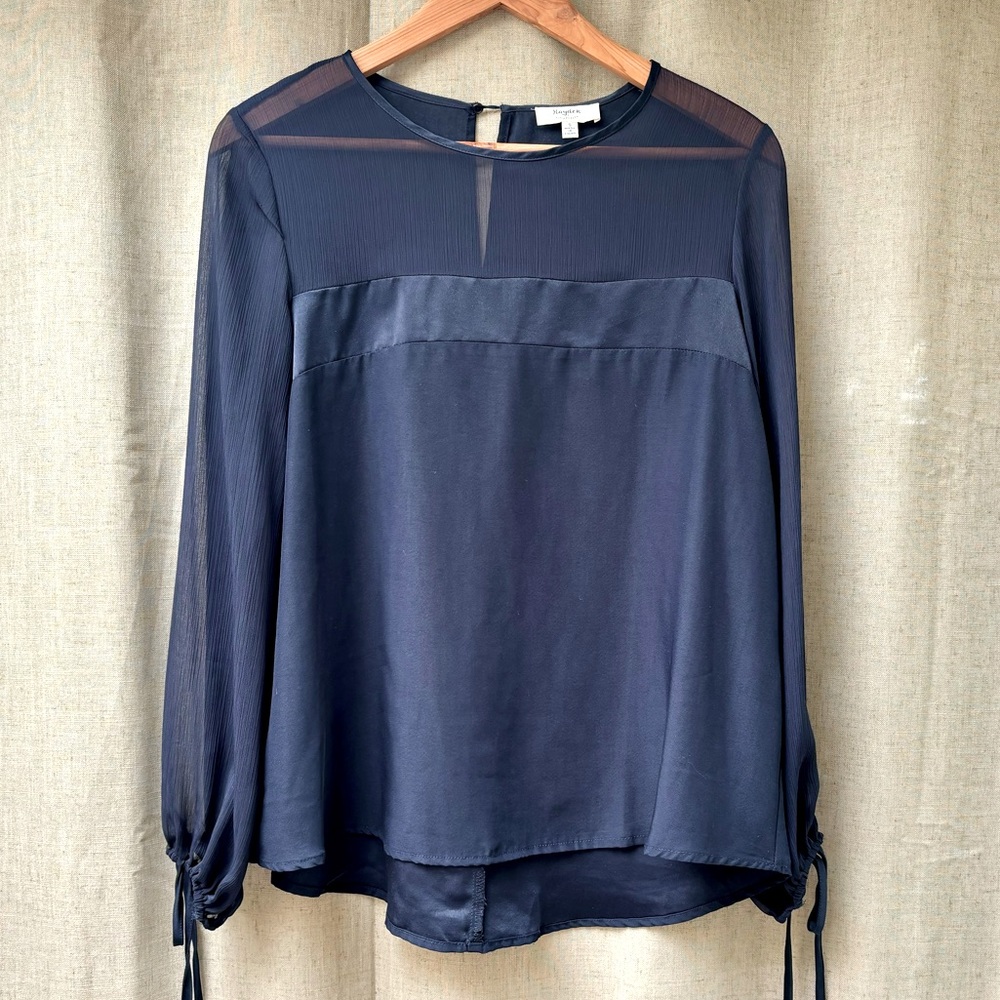 Hayden Los Angeles Navy Blouse | Size Small
